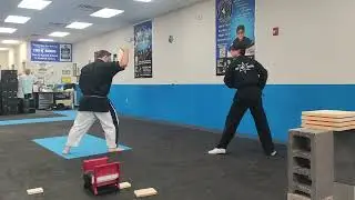 kyle jr 2nd Dan test board breaks