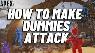 How To Make Dummies ATTACK In Apex Legends FIRING RANGE EASTER EGG SOLVED!! Tips