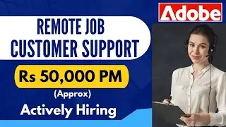 Adobe Hiring! Work From Home Technical Support Job 2025