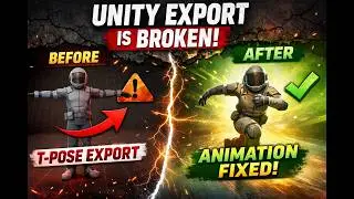 Export Unity Humanoid Animations to Blender with Mesh - Tool Preview