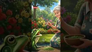 Magical Frog Adventure Grandparents, Courage, and the Epic Pond Race #shortsfeed #cartoonshorts #fun