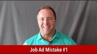 Job Ad Mistake #1: Leading With Yourself