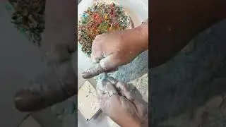 Dyed undyed chalk & funfetti cake teaser