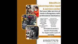 Bike2fix doorstep bike service in Bangalore #bangalore #youtubeshorts #reels