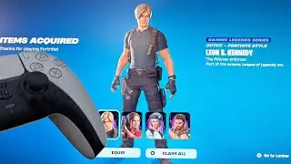 Дата выхода скина Леона Кеннеди в магазине предметов Fortnite: 2026 год!