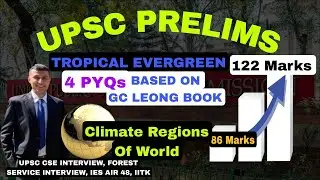 Tropical Evergreen| Climatic Regions of World UPSC| World Climate Geography| UPSC for Beginners