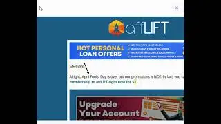 $1 for two weeks instead of $14 AFFLIFT USE COUPON CODE APRILFLOOS
