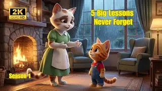 Cat Story: Mama Cat Daisy and Kitten Leo’s Journey: 5 Big Lessons They’ll Never Forget - Season 1