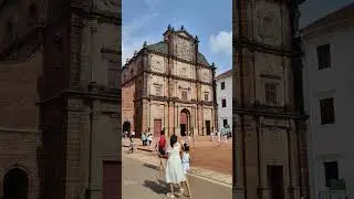 400 year old church of Goa, Basilica of Bom Jesus ⛪#travel #shorts #church #jesus #goa