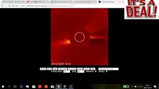 Jumping Sun and Trying to hide object in STEREO Ahead. 11 december 2017
