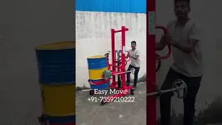 Hydraulic Drum Lifter Cum Tilter Demonstration | EASYMOVE Material Handling