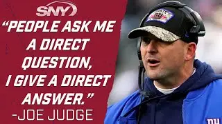 Joe Judge doesn't regret comments in 11-minute rant after Bears' loss | Giants News Conference | SNY
