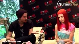 Speacial Interview with Paramore  www.guitarthai.com