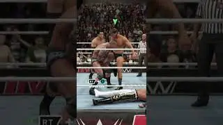 Wade Barrett unloading vicious KO elbows #wwe#wwe2k#wwe2k25#wrestling#wrestlingclips#wadeshbarrett#