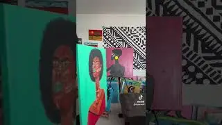 Protect your Aura #art #artwork #painting #blackartwork #artist #blackart #creativity #blackartists
