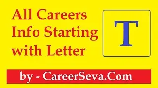 ABC of Careers with CareerSeva.Com - T - #careerguidance #careerpath #careereducation