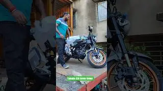 Yamaha New XSR Bike 😱 Green Colour 💚 #yamaha #xsr155 #yamahamotorcycles
