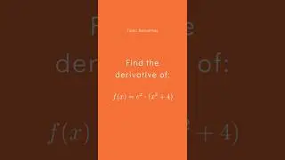 Derivative of f(x) = e^x &middot; (x&sup2; + 4) ✖️ Product Rule! #QuickSolveMath #Derivatives