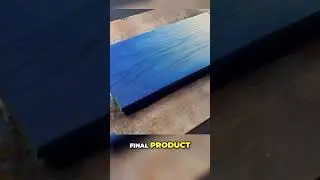 Full Video Click the Link ☝️ (ONE COLOR BLUE FADE) Vibrant Wood Staining