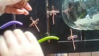 Elaborate wire Christian cross, tutorial