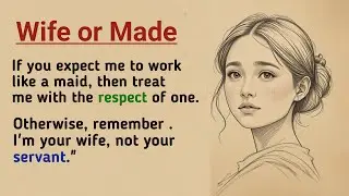 Learn English With Stories ⭐ Wife or Maid - Emotional English Story for Listening Practice