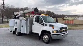 2008 CHEVROLET C5500 MECHANICS TRUCK CRANE COMPRESSOR WELDER SERVICE TRUCK FOR SALE