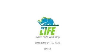 pyLife Workshop - Day 2