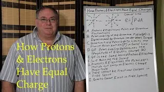How Protons and Electrons Have Equal Charge
