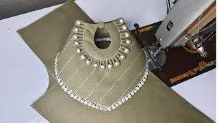 ज्वेलरी वाला modern style kurti neck design बहुत ही अलग तरीके से करें तैयार  