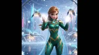 In 2050: The Futuristic Adventures of Disney Princesses 🚀#disneyprincess