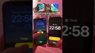 🔔 m Timer & Alarm in iOS 26 just got a major size upgrade&hellip; bigger & bolder! Which on is better?