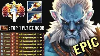 EPIC GAME! Top 1 Divine Rapier Phantom Cancer vs Earthshaker Best Counter Insane Gameplay WTF Dota 2