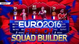 EURO 2016 FRENCH SQUAD BUILDER