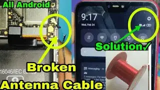 all android broken antenna cable solution. all smartphone antenna wire broken jumper solutions