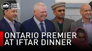 Ontario Premier Joins Iftar at Mubarak Mosque in Brampton, Canada