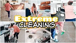 Extreme Deep Cleaning Motivation SAHM Clean With Me 2024 House Reset