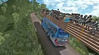 Bus Travel on Roads Built Above the World - Euro Truck Simulator 2