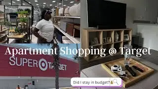 MOVING VLOG 2: target run, 6.5ft mirror for $35???, building my tv stand, and MORE!