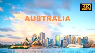 Australia 4K - Scenic Relaxation Film with Calming Music(copyright free music video) @Wanderer Arrow