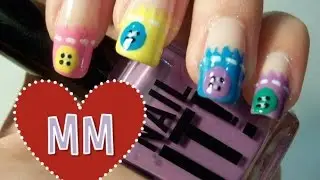 Button Nail Tutorial