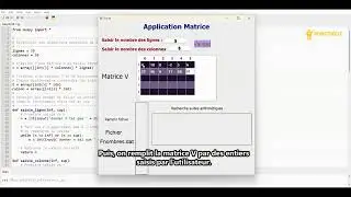 Probl&egrave;me sur Matrice et Suite arithm&eacute;tique - Bac pratique - Section informatique - 2014