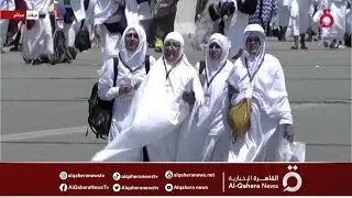 توافد حجاج بيت الله الحرام إلى عرفات لأداء الركن الأعظم من الحج