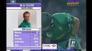 Ab De Villiers 114*(101) vs India 2nd ODI Gwalior 2010 Extended Highlights