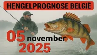 PROGNOSE KL&Egrave;VA in Belgi&euml; op 05 november 2025: Broedende roofvis en de Jagersmaan!