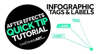 After Effects Tutorial | QUICK TIP | Infographic Tags & Labels