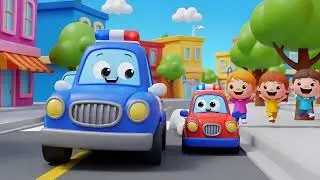Police Car ABC Patrol Song for Kids | Alphabet Song for Kids, Popular Nursery Rhyme & Baby Songs