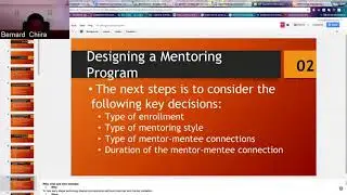 Designing a Mentoring Program