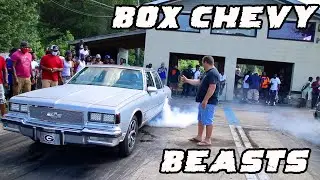 THESE SMALL BLOCK BOX CHEVY'S WERE MOVING OUT AT SHUT UP AND RACE