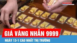 Gi&aacute; v&agrave;ng nhẫn 9999 tiếp tục tăng, gi&aacute; v&agrave;ng miếng SJC đứng gi&aacute;