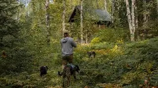 Relaxing Stay At Off-Grid Cabin. Simple Shower Build.
